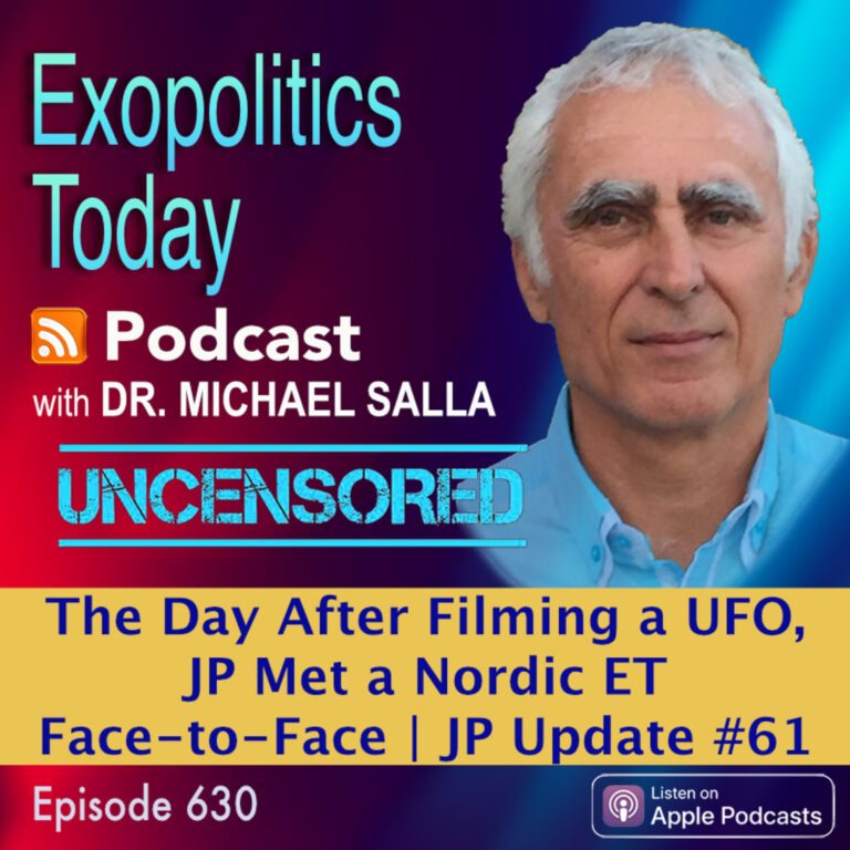 The Day After Filming a UFO, JP Met a Nordic ET Face-to-Face