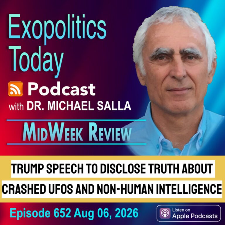 Trump speech to disclose truth about crashed UFOs and Non-Human Intelligence