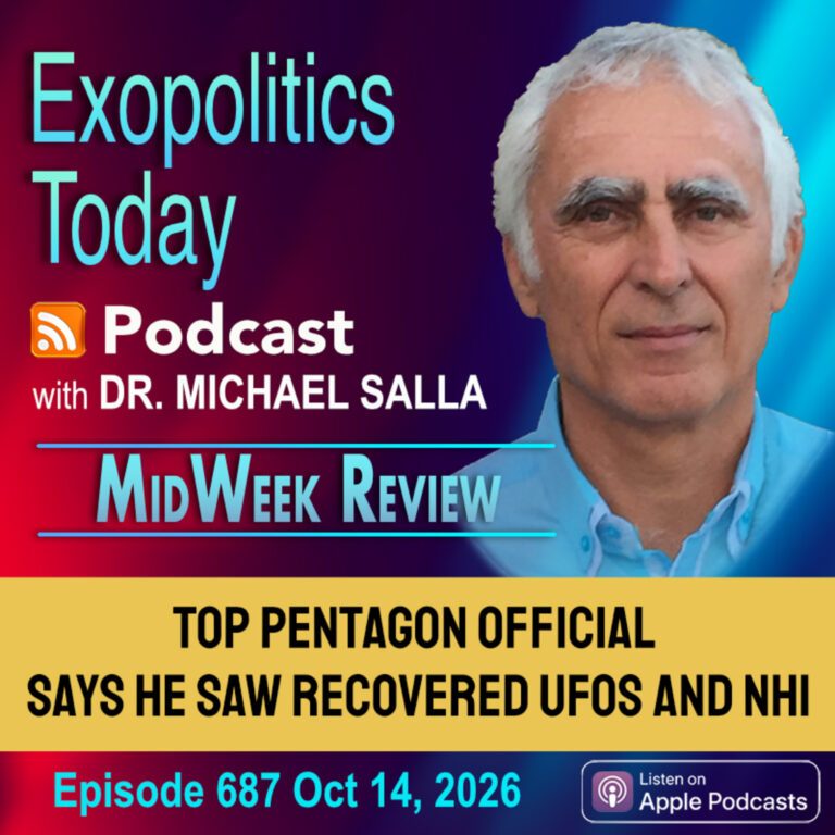 Top Pentagon Official says he saw recovered UFOs and NHI